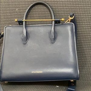 Strathberry Midi Calfskin leather tote